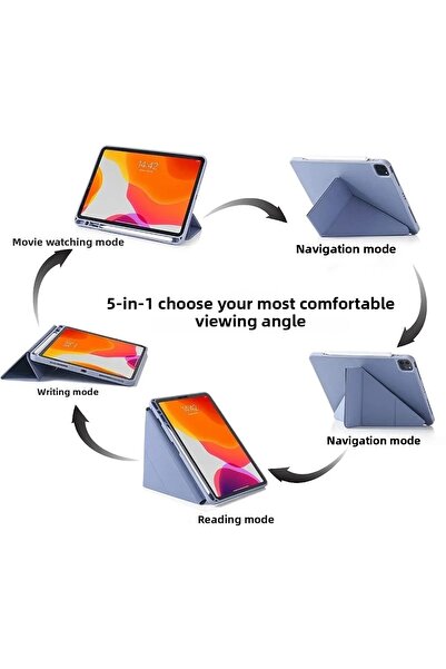 TEKNETSTORE Huawei Matepad Se 11'' Inch 2024 Case with Pen Compartment and Stand Cover Sleep Mode Smart Case