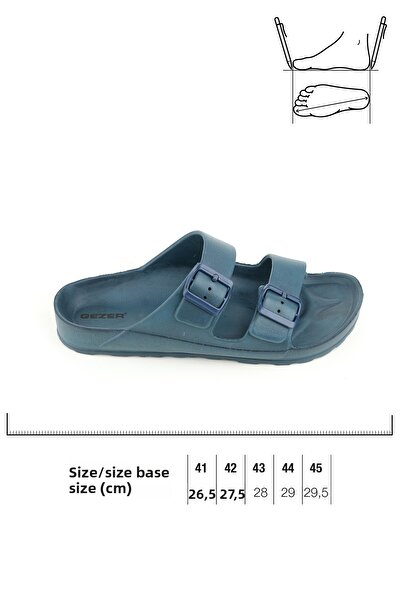 GEZER نعال رجالية قابلة للتعديل بإبزيمين مناسبة للأرضيات المبللة