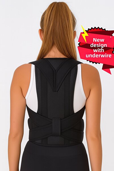 BYENS Κορσές για όρθια στάση σώματος Κατά της καμπούρας Πίσω Ιατρικός Γυναικείος Ανδρικός Κορσές για Στάση Μέσης Κορσές ώμου