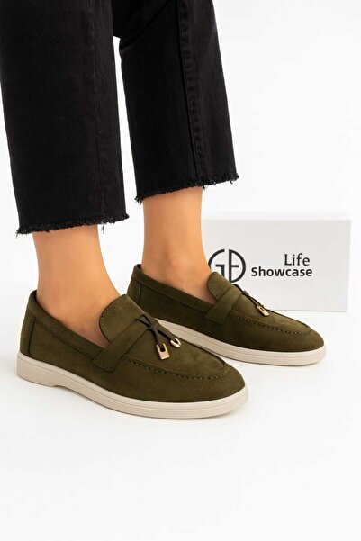 SHOW LİFE women's daily comfortable suede shoes