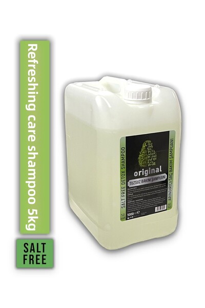 Original علبة اقتصادية بوزن 5 كجم - شامبو منقي خالي من الملح، 5 لتر خالي من البارابين