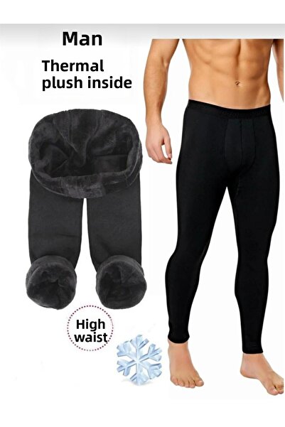 Pera fitol Ανδρικό βελούδινο θερμικό καλσόν Χειμερινό βελούδινο Fleece Lycra Fleece Thermal Underwear