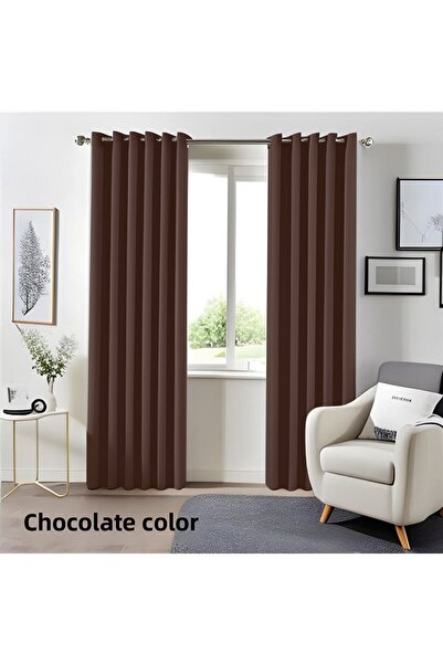 MebelPort Curtain Blackkout Fountain Stitching Shape Single Wing