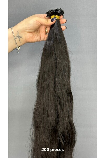 HalitCan HairKing Φυσικά Πραγματικά Ανθρώπινα Μαλλιά 70 cm Micro Source 50 Μονάδα 40 γρ