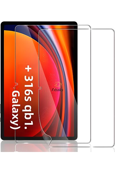 Fibaks Galaxy Tab S9 Fe Plus/S7 Fe Plus 12.4" Screen Protector Nano Flexible Shatterproof Glass Film Guard