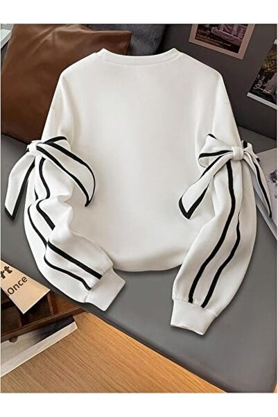 Entel Women's Sweatshirt with Bow Detail