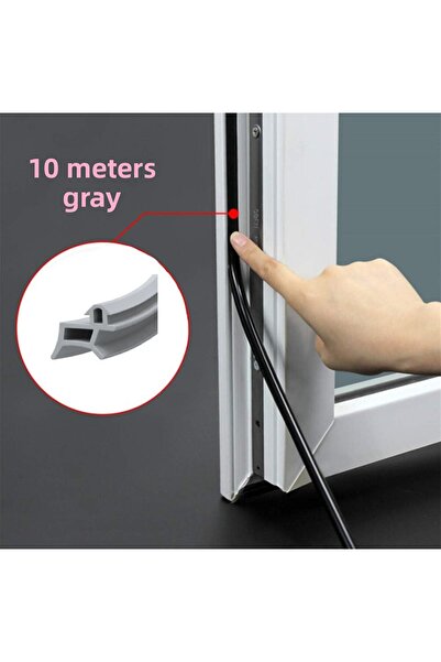 BABAWİCK Pimapen Conta Gray Door Window Wick 10 متر Pvc Pimapen Wick متوافق م...