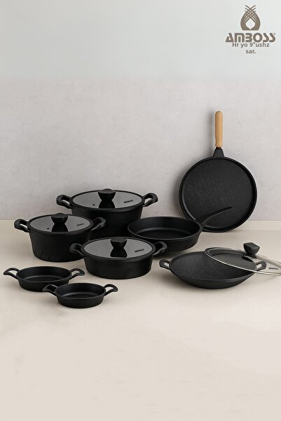 Amboss Mihfer 12 Piece Cast Iron Cookware Set