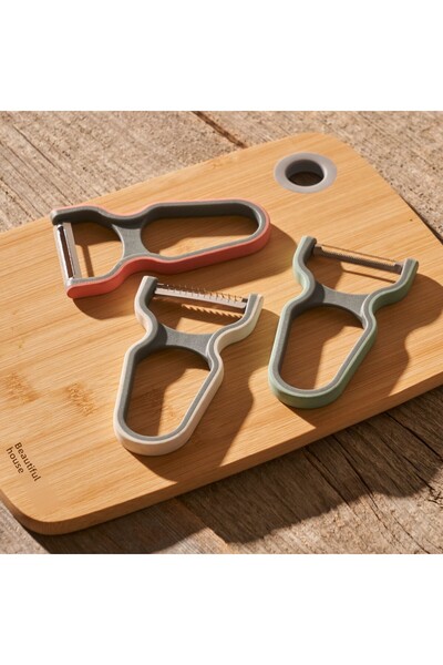 Bella Maison طقم مقشرة كليم 3 قطع (12x6,3 سم)