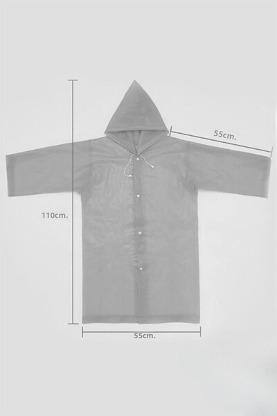 İMEXTECH Unisex Παιδικό Αδιάβροχο Αδιάβροχο Λευκό Νερό