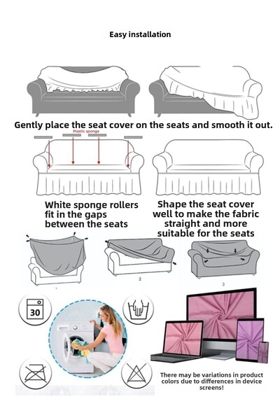 ARTUÇ Fotoliu Bürümcük Canapea Husă pentru canapea extensibilă Husă pentru fotoliu Single Wrap Single