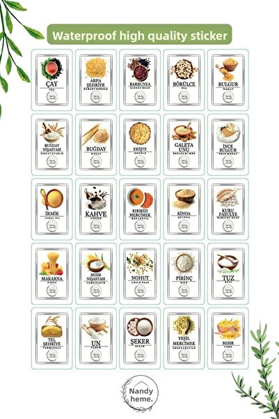 Nandy Home 18-Piece Anthracite Economical Storage Set X6 - Unbreakable Container with Label, 1.75/1.2/0.5 Lt