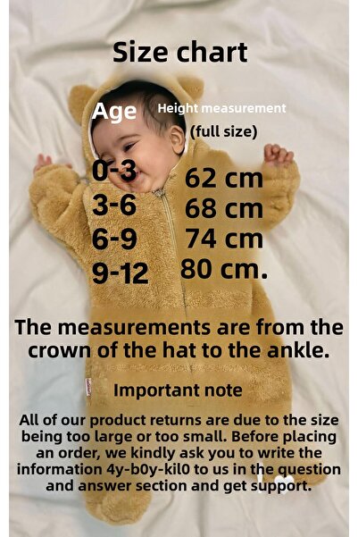Bebesev Welsoft Plush Unisex Winter Baby Sleeping Bag - Zippered Children's Costume