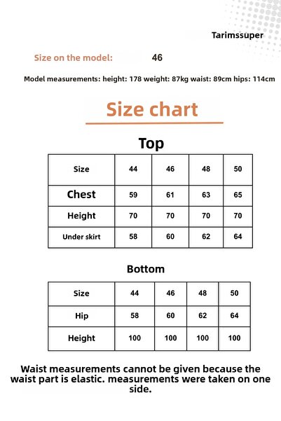 tarzımsüper Γυναικείο σετ αθλητικών casual φόρμες με ελαστική μέση και λαιμόκοψη με τσέπες