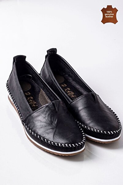 Lal Shoes & Bags Barve (100%) pravá kůže Pohodlné dámské balerínky-černé