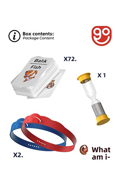 Go Toys What Am I? Turkish/English Family Kids Fun Box Game Who I'M Educational Toy