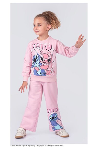 LİLLYPİCCA Set de 2 bucăți pentru fete, hanorac cu modele și pantaloni largi ...