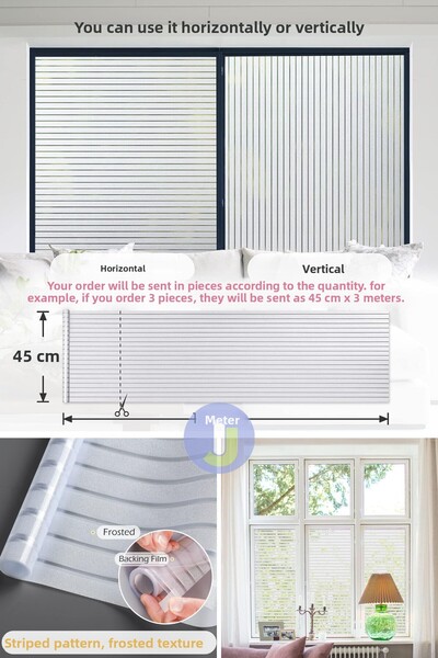 Technojet Μεμβράνη κάλυψης γυαλιού με στατικό παγωμένο σχέδιο για διακοσμητικό φύλλο γραφείου καμπίνας ντους 45cmx100cm