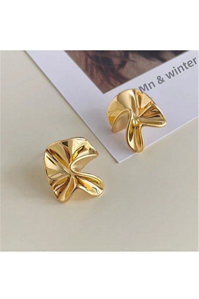 MioArt أقراط متموجة غير متماثلة عتيقة