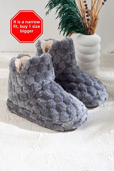 Mikawa Winter Coiled βελούδινες παντόφλες - Γυναικείες μπότες HOME