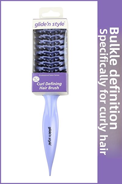 Glide'n Style Perie specială pentru îndreptarea buclelor pentru păr creț