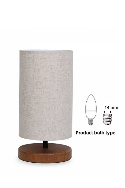 HOMİNG Cylindrical Design Set of 2 Fabric Lampshade