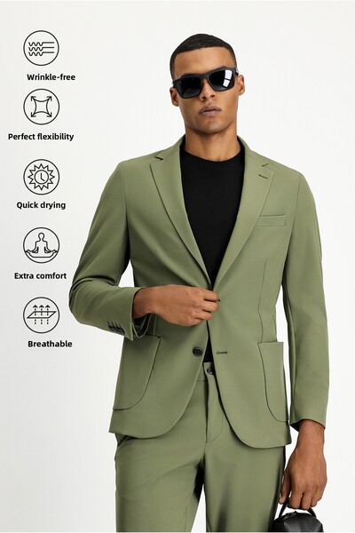 Kiğılı Techno-Line Super Slim Fit Extra Slim Fit Classic Suit
