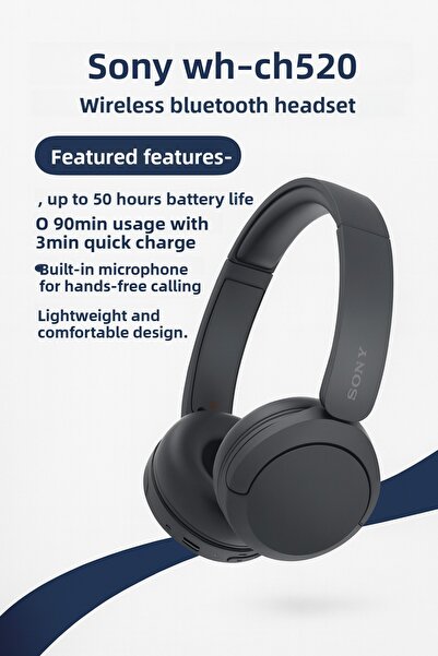 Sony Bezdrôtové slúchadlá Casti WH-CH520