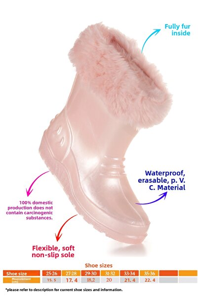 Kiko Kids Manas Pearlescent Αδιάβροχα Κοριτσίστικα Μποτάκια Βροχής