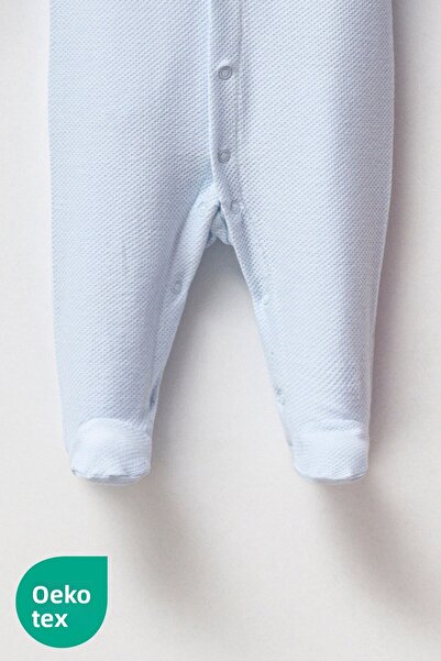 Cassiope Three Teddy Booties Jumpsuit 2 Months - 3 Months - 6 Months Baby Boy-Blue - 2 MONTHS