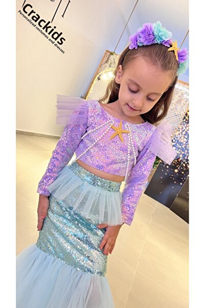 İkrabutikbursa Костюм на русалка, рокля на русалка за момичета