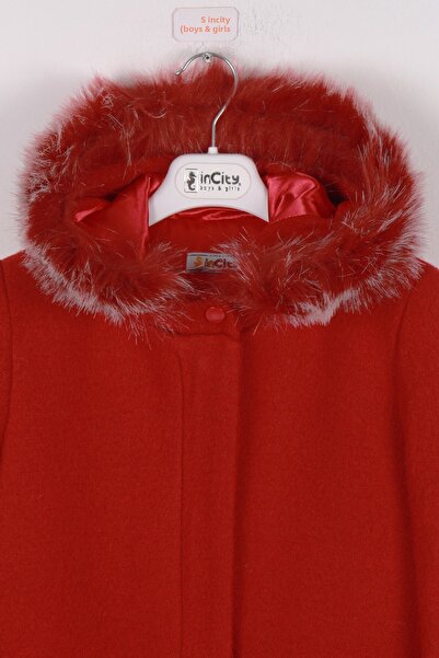 incity Girl's Wool Stamp Coat