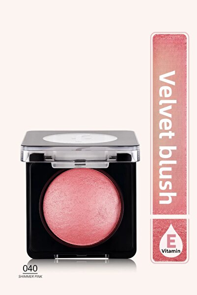 Flormar Fard de obraz copt strălucitor - Fard de obraz Baked - 040 Shimmer Pink - 8682536051415