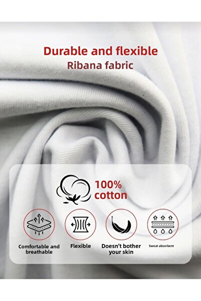 Perakids Σετ εσώρουχα για κορίτσια 100% βαμβακερά ριμπ εσώρουχα