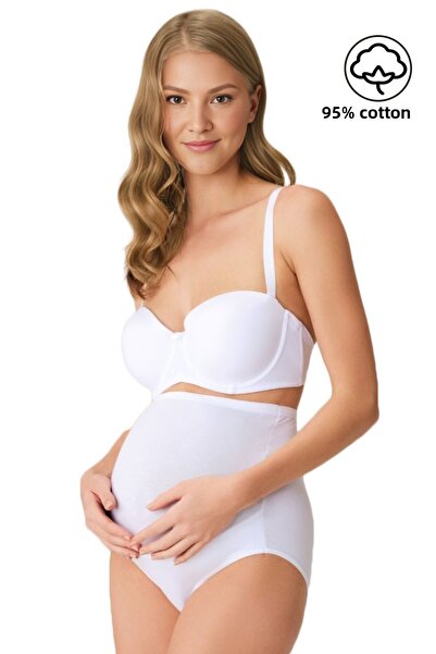 LİRONA 3 db-os csomag LIRONA 23582 teljesen passzoló női pamut lycra puha kismama magas derekú bato bugyi