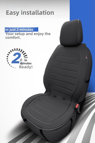 Otom وسادة مقعد السيارة الواقية بتصميم Active Line - أسود