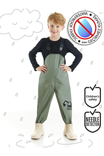 Denokids Kepçe Boy's Waterproof Rainsuit