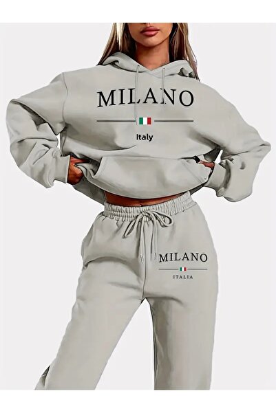 HOFFNUNG FULL HOODIE MILANO ITALIA هوديي كاجوال وبنطال رياضي