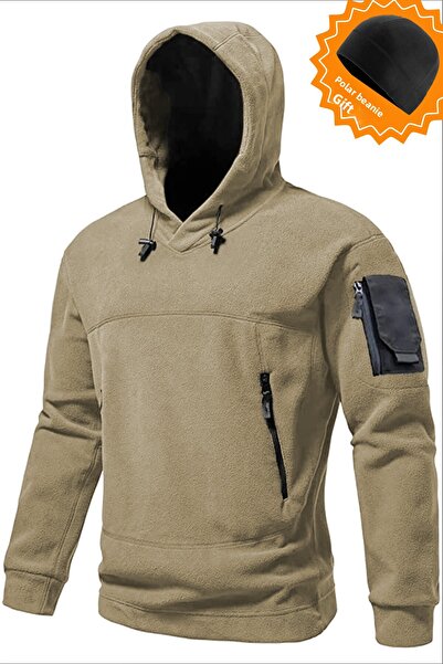 GHASSY CO. Men's Military Sport Warm Outdoor Hooded Fleece Jacket