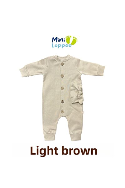 MİNİLOPPOO Buttoned Baby Jumpsuit