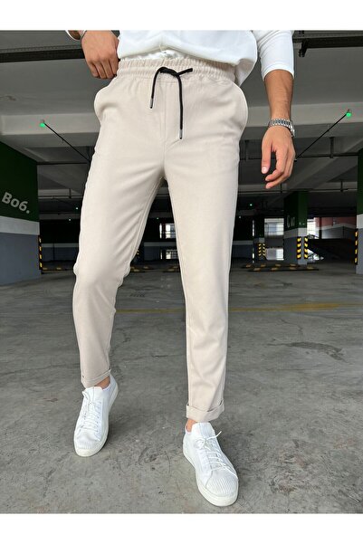 hello7 Ανδρικό jogger Ελαστικό παντελόνι μέσης με κορδόνια από καουτσούκ