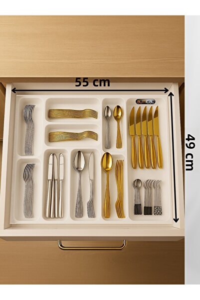 almital mobilya aksesuarları furniture accessories 55X49 Cm. 9-Compartment Wh...