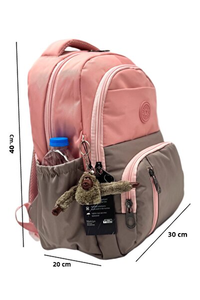 Bevitton First School Bag Set of 3 Unisex Children's Primary School Bag Bvt-8010 Powder-Mink