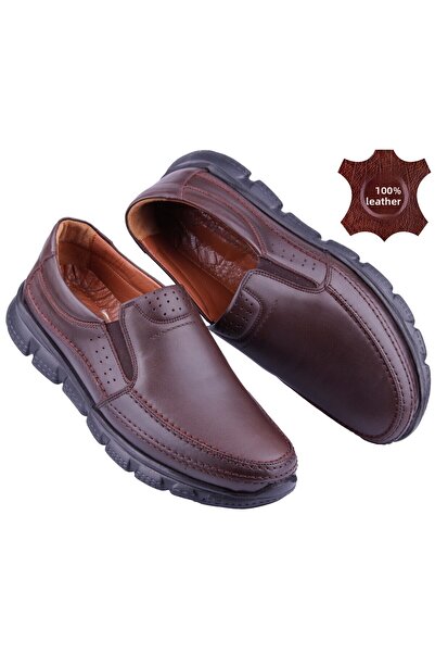 DETECTOR Inner Outer Genuine Leather Ultra Light Orthopedic Casual Men's Shoes