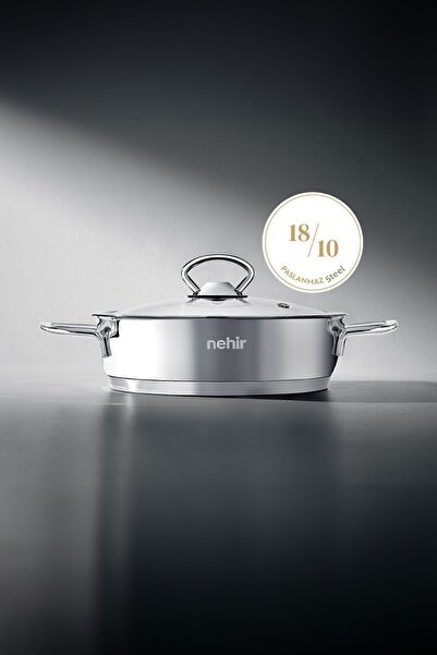 Nehir Silver 6 Piece Stainless Steel Saucepan Set (16-18-20 cm)