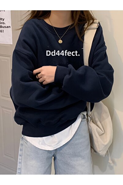 uyguntarz Unisex Cat Purrfect nyomtatott, túlméretezett pulóver