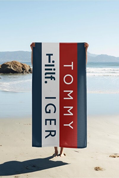 Doruklar Home Collection Modern Patterned Digital Printing Beach Sea Towel Pe...