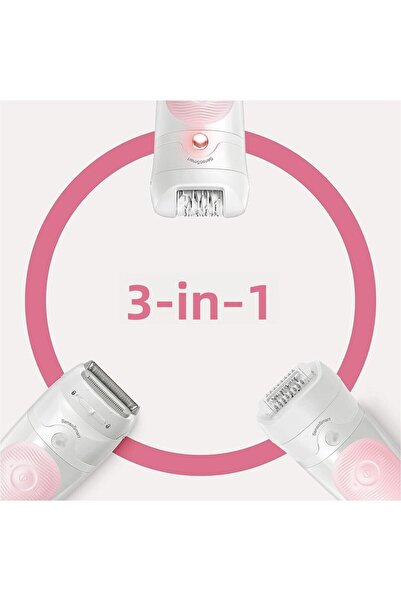 Braun Silk-epil Epilator 28 Microgrip, Anti-slip, Skin Contact Cap & High Frequency Massage - Se5541