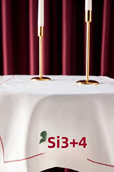 TRENDYOLMİLLA HOME Christmas Themed Embroidered Runner 45X145Cm Tphaw26Run00003