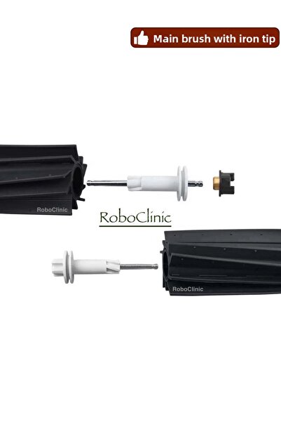 Roboclinic Perie de schimb compatibilă cu aspiratorul robot Roborock Q8 Max, Q8 Max Plus, filtru Hepa, set de mop-9 bucăți